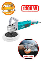 Total TP1141806 1400 W 3000 devir/dk 180 mm Kablolu Pasta Cila Aküsüz Elektrikli Polisaj Makinesi