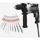 Black+Decker BEH71A40SK-QS 710 W Darbeli Aküsüz Elektrikli Matkap