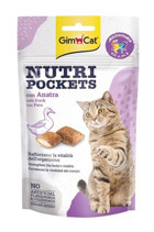 Gimcat Nutri Pockets Ördek Tahıllı Yavru-Yetişkin Kedi Ödül Maması 60 gr