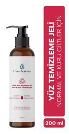 From Natura Gül & Aloe Yüz Temizleme Jeli 200 ml