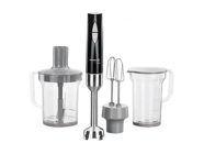 Korkmaz A445 Vertex Mega 1250 ml Plastik Çift Bıçaklı 3'lü Büyük Blender Seti Siyah