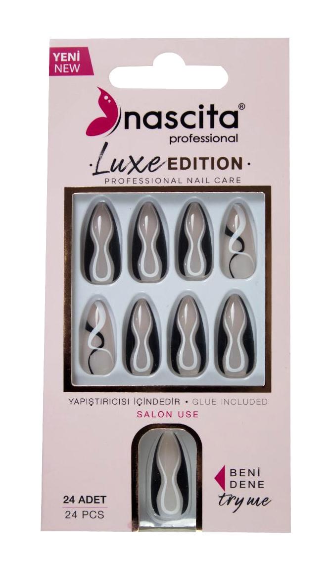 Nascita Luxe Edition 245 Kedi Gözü Efekt Badem 24'lü Takma Tırnak