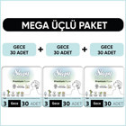 Sleepy Bio Natural Premium Plus Organik Antialerjik İnce 30'lu Hijyenik Ped 3 Adet