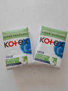 Kotex Natural Gece Organik Antialerjik Orta 14'lü Hijyenik Ped 2 Adet