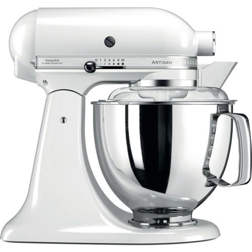 Kitchenaid Artisan 5KSM175PSEWH Metal 240 W 4.8 lt Standlı Hamur Yoğurma ve Mutfak Şefi Beyaz