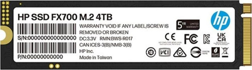 Hp FX700 PCIE NVME 4 TB m2 2280 SSD