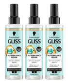 Gliss Nutribalance Repair Dökülme Karşıtı Durulanmayan Sıvı Saç Kremi 3x200 ml
