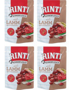 Rinti Kuzu Etli Et Parçacıklı Yetişkin Yaş Köpek Maması 400 gr 4'lü