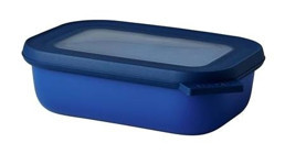 Mepal Mavi Multi Bowl Cirqula Rectangular Mavi 2'li Dikdörtgen Plastik Saklama Kabı 500 ml