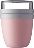 Mepal Lunch Pot Ellipse Pembe 2'li Yuvarlak Çelik Saklama Kabı 500 ml