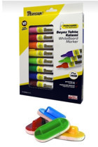 Brons Whiteboard Set Doldurulabilir Silgili Silinebilir Çok Renkli Tahta Kalemi
