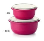 Tupperware Miksim 2'li Yuvarlak Plastik Saklama Kabı