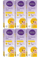 Sesu Hızlı & Kolay & Etkili Ayçiçek Yağı Normal Ciltler İçin Tüm Vücut Tüy Dökücü Krem 6x100 ml