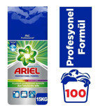 Ariel Parlak Renkler Renkliler ve Beyazlar İçin 100 Toz Deterjan 15 kg