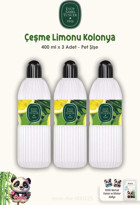 Eyüp Sabri Tuncer Çeşme Limonu Pet Şişe Kolonya 3x400 ml
