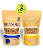 Mom's Natural Foods Muzlu-Yabanmersinli Granola 2x360 gr