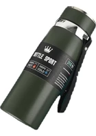 Shinee Sport Paslanmaz Çelik 800 ml Outdoor Termos Termos Yeşil