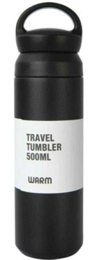 Flyon Look Warm Paslanmaz Çelik 500 ml Outdoor Termos Termos Siyah