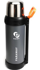 Daima Faraway Paslanmaz Çelik 2.5 lt Outdoor Termos Termos Gri