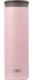 Tyeso Flat Paslanmaz Çelik 500 ml Outdoor Termos Termos Pembe