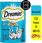 Dreamies Somonlu Tahılsız Yetişkin Kedi Maması 12x60 gr
