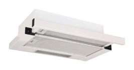 Ferrole 7022 Bacasız Sürgülü Karbon Filtreli Çift Motorlu Beyaz Ankastre 60 cm Aspiratör