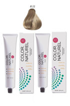 Color Naturel 8.11 Yoğun Küllü Açık Kumral Krem Saç Boyası 2x100 ml