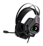 Gamepower Fujin 7.1 Gürültü Önleyici Mikrofonlu Kablolu Kulak Üstü Oyuncu Kulaklığı Siyah