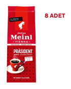 Julius Meinl President Güney Amerika - Güney Doğu Asya - Orta Amerika Arabica Öğütülmüş Filtre Kahve 8x220 gr