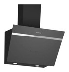 Siemens LC66KPJ70T 120 W 700 m³ 60 cm Cam Karbon Filtreli Bacalı Duvar Tipi Davlumbaz Siyah