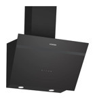 Siemens LC66KPJ60T 280 W 800 m³ 60 cm Cam Karbon Filtreli Bacalı Duvar Tipi Davlumbaz Siyah