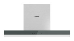 Siemens LC67BBK00T 275 W 650 m³ 60 cm Cam Karbon Filtreli Bacalı Duvar Tipi Davlumbaz Gümüş