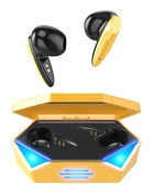 Torima Tg-G20 Android & iOS Uyumlu 3 Kanallı 5.2 Işıklı Işıklı Silikonsuz Kablosuz Kulak İçi Bluetooth Kulaklık Sarı
