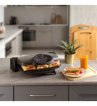 Aryıldız Contact Grill 4 Dilim Döküm Çıkartılabilir Plaka Çift Taraflı Antrasit Izgaralı Tost Makinesi