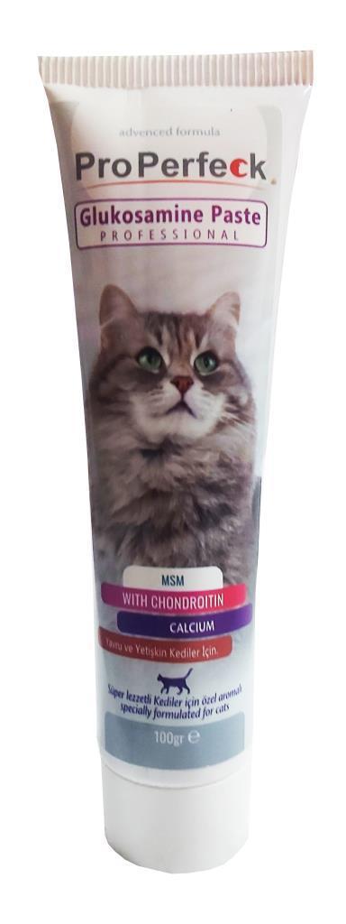 Properfeck Glukosamin C Vitamini Eklem Güçlendirici Yavru-Yetişkin Kedi Vitamini Macun 100 gr