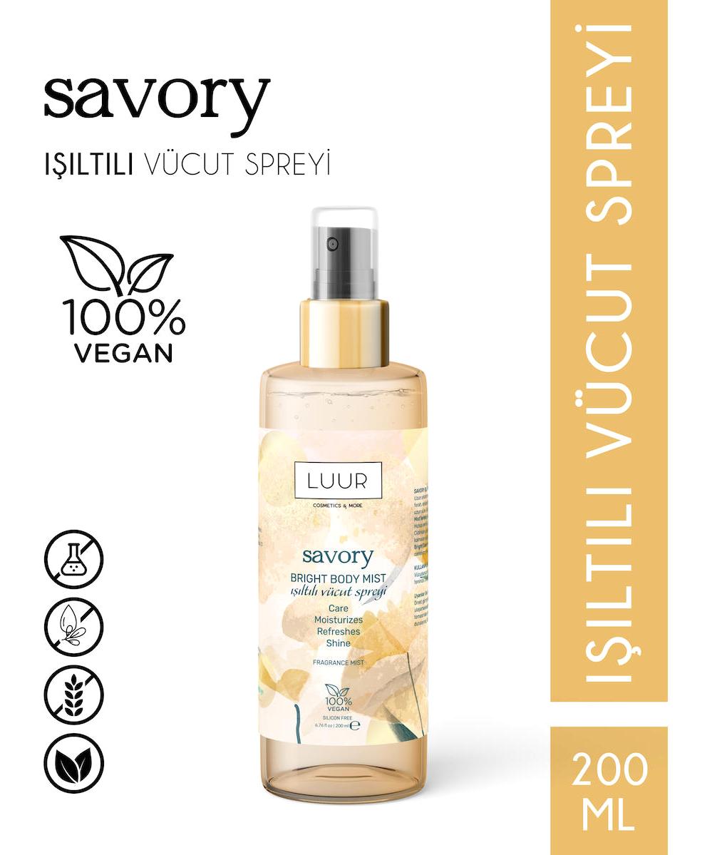 Luur Cosmetics & More Savory Meyvemsi Kadın Vücut Spreyi 200 ml
