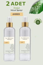 La Melisse Fragrances Amber Nemlendiricili Kadın Vücut Spreyi 2x200 ml