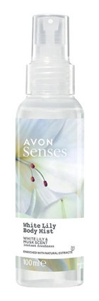 Avon Senses White Lily Çiçeksi Kadın Vücut Spreyi 100 ml