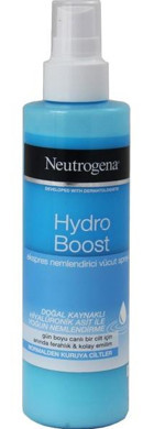 Neutrogena Hydro Boost Fresh Hyalüronik Asit İçeren Nemlendiricili Kadın Vücut Spreyi 200 ml