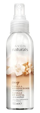 Avon Naturals Cosy Odunsu-Vanilya Kadın Vücut Spreyi 100 ml