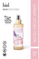 Luur Cosmetics & More Biel Meyvemsi Simli Nemlendiricili Kadın Vücut Spreyi 200 ml