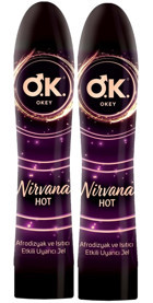 Okey Nirvana Hot Kayganlaştırıcı Jel 2x100 ml