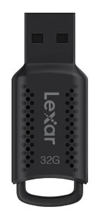 Lexar Jumpdrive V400 Şifreli USB 3.0 Type A 32 GB Flash Bellek Siyah