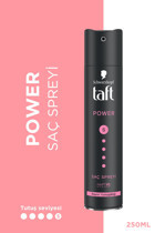 Schwarzkopf Taft Power Sabitleyici Islak Görünümlü Provitaminli Ekstra Güçlü Saç Spreyi 250 ml