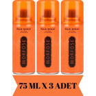 Morfose Sabitleyici Islak Görünümlü Provitaminli Ekstra Güçlü Saç Spreyi 3x75 ml
