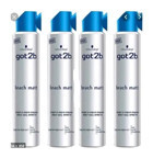 Schwarzkopf Got2B - Beach Şekillendirici Islak Görünümlü Keratinli Güçlü Saç Spreyi 4x200 ml