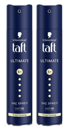 Schwarzkopf Taft Ultimate Sabitleyici Islak Görünümlü Provitaminli Ekstra Güçlü Saç Spreyi 2x250 ml