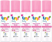 Uni Baby Kolay Tarama Islak Görünümlü Provitaminli Hafif Saç Spreyi 5x200 ml