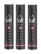 Schwarzkopf Taft Power Sabitleyici Islak Görünümlü Provitaminli Güçlü Saç Spreyi 3x250 ml