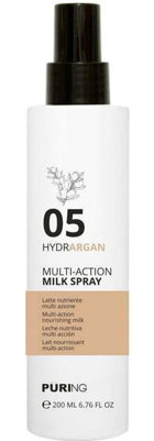 Puring Hydr Latte Multi-Action Milk Besleyici Islak Görünümlü Argan Yağlı Hafif Saç Spreyi 200 ml